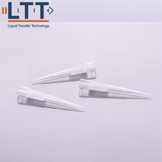 Universelle lange Mikro-10UL-Filterpipettenspitzen für Labor-Rnase-Dnase-freie Pipettenspitzen Rainin-Spitzen