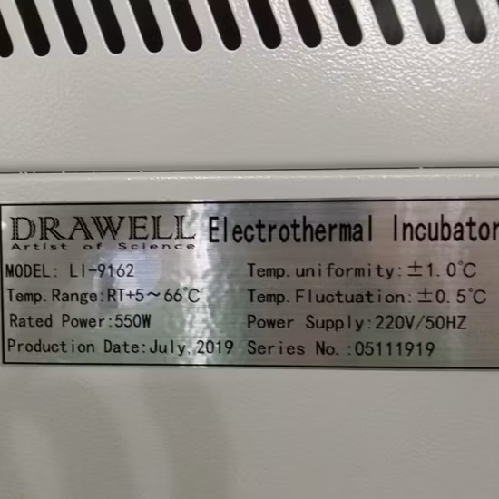 Elektrischer allgemeiner Mikroorganismus-Trockenofen, Labor-Heizinkubator