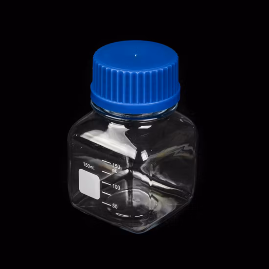 125 ml 500 ml Reagenzienflasche, sterile Zellkulturflasche, Laborverbrauchsmaterialien